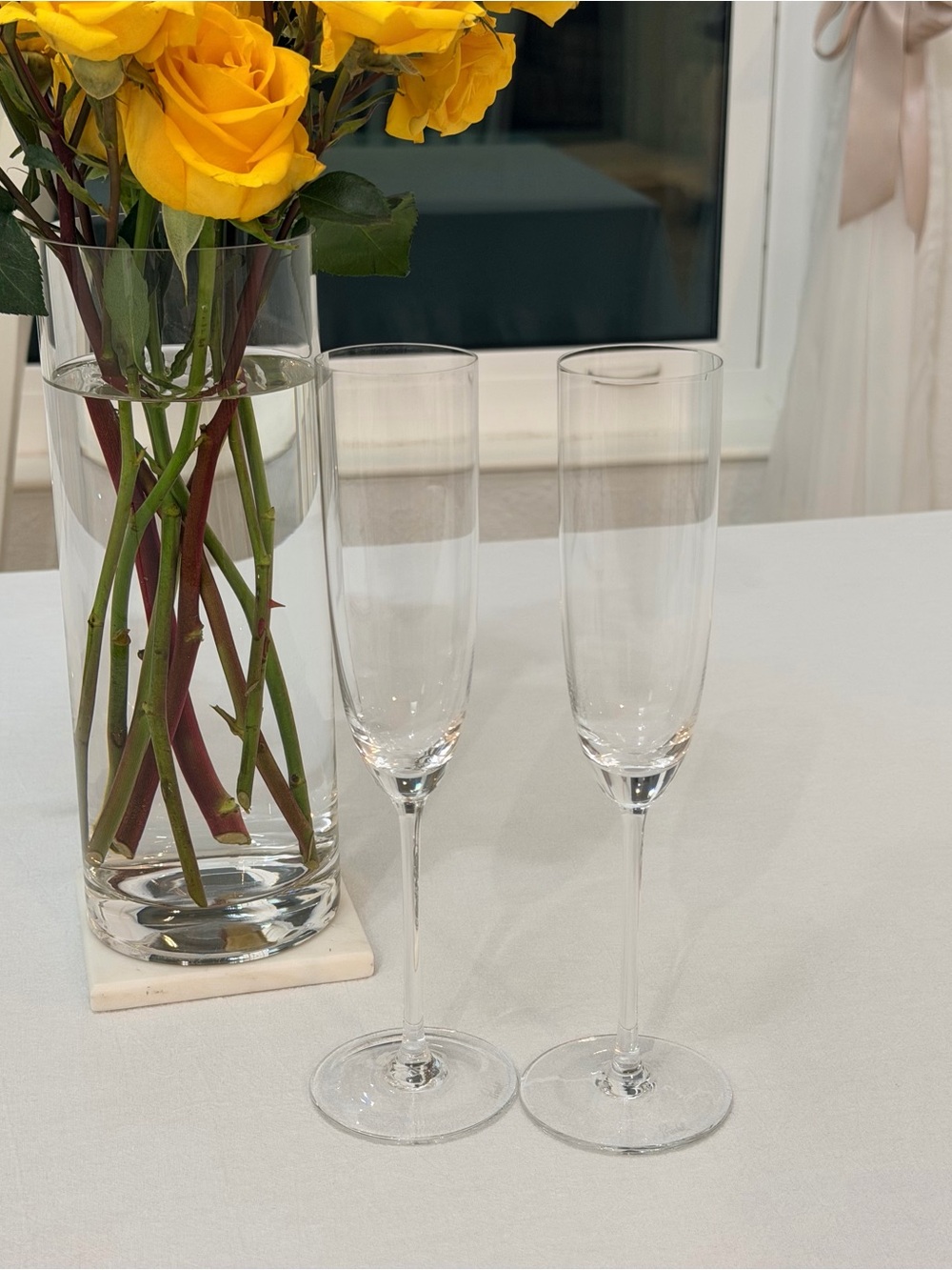 NEW Riedel Sommeliers Series Crystal Champagne Flutes SET OF 2 NEW RARE